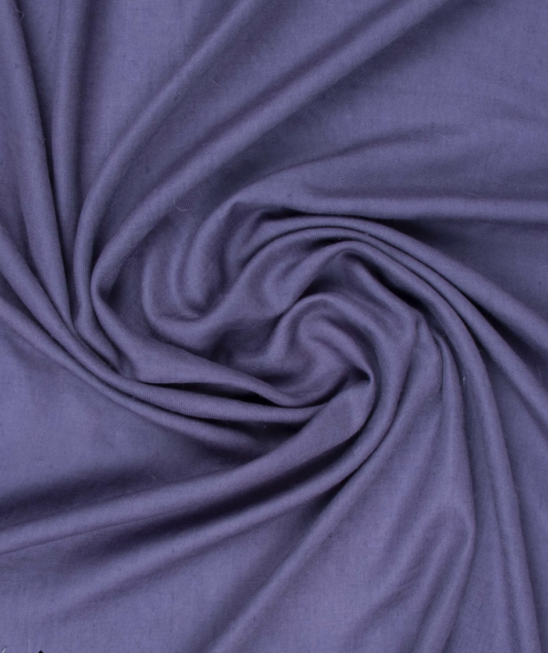 Kimberly Purple Solid Pashmina - Image 6
